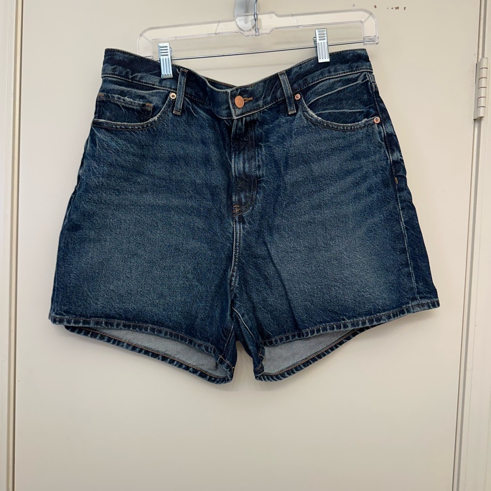 Express Dark Blue Jean Shorts for Women